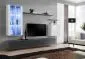 Meblościanka SWITCH XII na wysoki połysk z podświetleniem | MIRAT. w stylu  kolekcja SWITCH