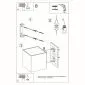 Kinkiet QUAD 1 szary | sklep MIRAT kolekcja quad