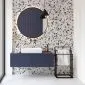 Wieszak na ręczniki SM-01 potrójny czarny do łazienki | MIRAT. styl LOFT