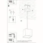 Lampa wisząca QUAD 1 czarny | sklep MIRAT  kolekcja quad