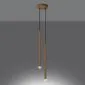 Lampa wisząca PASTELO 2 złota | sklep MIRAT  kolekcja pastelo