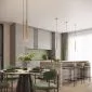 Lampa wisząca ARCHE 1 złota | sklep MIRAT  kolekcja arche