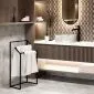Wieszak na ręczniki LM-02 czarny metalowy do łazienki | MIRAT. styl LOFT