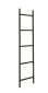 Wieszak na ręczniki KDM-04 czarny łazienkowy stojący drabinka | MIRAT. styl LOFT