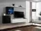 Meblościanka SWITCH XV wisząca z podświetleniem LED | MIRAT. w stylu  kolekcja SWITCH
