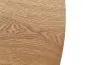 Stół z okrągłym blatem ANGEL 120 cm Dąb / Czarny |MIRAT