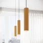 Lampa wisząca KARBON 3L złoty | sklep MIRAT kolekcja karbon