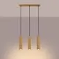 Lampa wisząca KARBON 3L złoty | sklep MIRAT kolekcja karbon