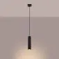 Lampa wisząca KARBON 1 czarny | sklep MIRAT kolekcja karbon