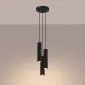 Lampa wisząca KARBON 3P czarny | sklep MIRAT kolekcja karbon
