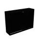 Szafka biurowa przesuwna EASY SPACE CABINET S 3-OH 160cm czarna zamykana I sklep meblowy MIRAT.