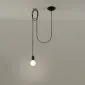 Lampa wisząca EDISON 1 LONG czarny | sklep MIRAT kolekcja edison