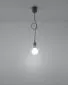 Lampa wisząca DIEGO 1 szara | sklep MIRAT  kolekcja diego