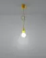 Lampa wisząca DIEGO 1 żółta | sklep MIRAT  kolekcja diego