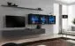 Meblościanka SWITCH XVII z podświetleniem na wysoki połysk | MIRAT. w stylu kolekcja SWITCH