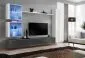 Meblościanka SWITCH XVIII wisząca nowoczesna na wysoki połysk | MIRAT. w stylu  kolekcja SWITCH