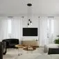 Lampa wisząca HALO 1 czarna | sklep MIRAT kolekcja halo