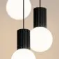 Lampa wisząca HALO 3P czarna | sklep MIRAT kolekcja halo
