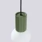 Lampa wisząca HALO 1 zielona oliwka | sklep MIRAT  kolekcja halo