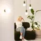 Lampa wisząca HALO 1 zielona oliwka | sklep MIRAT  kolekcja halo