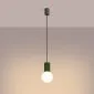 Lampa wisząca HALO 1 zielona oliwka | sklep MIRAT  kolekcja halo