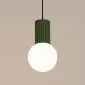 Lampa wisząca HALO 1 zielona oliwka | sklep MIRAT  kolekcja halo