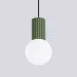Lampa wisząca HALO 1 zielona oliwka | sklep MIRAT  kolekcja halo