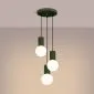 Lampa wisząca HALO 3P zielona oliwka | sklep MIRAT  kolekcja halo