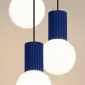 Lampa wisząca HALO 3P ultramaryna | sklep MIRAT kolekcja halo