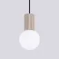Lampa wisząca HALO 1 taupe | sklep MIRAT  kolekcja halo