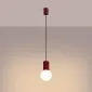 Lampa wisząca HALO 1 burgund | sklep MIRAT kolekcja halo