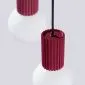 Lampa wisząca HALO 3P burgund | sklep MIRAT  kolekcja halo