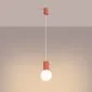 Lampa wisząca HALO 1 brzoskwiniowa | sklep MIRAT  kolekcja halo