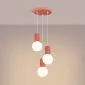 Lampa wisząca HALO 3P brzoskwiniowa | sklep MIRAT  kolekcja halo