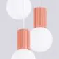 Lampa wisząca HALO 3P brzoskwiniowa | sklep MIRAT  kolekcja halo