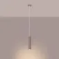 Lampa wisząca KARBON 1 taupe | sklep MIRAT  kolekcja karbon