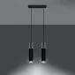 Lampa wisząca BORGIO 2 czarny | sklep MIRAT kolekcja borgio
