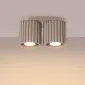 Plafon AURA 2 taupe GU10 | sklep MIRAT  kolekcja aura