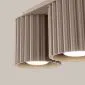 Plafon AURA 2 taupe GU10 | sklep MIRAT  kolekcja aura