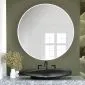 Lustro łazienkowe RUBINO FRAME 90 okrągłe wiszące | MIRAT. w stylu  kolekcja RUBINO