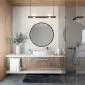 Lustro łazienkowe ZIRCON STANDARD 80 dekoracyjne | MIRAT. w stylu kolekcja ZIRCON