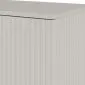 Komoda RANDOM 2 KM-1 160cm orzech/kaszmirowa ryflowana I sklep meblowy MIRAT. styl RYFLOWANY kolekcja RANDOM