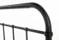 Łóżko LINDA 120x200 czarne metalowe dwuosobowe | MIRAT. styl LOFT