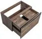 Szafka pod umywalkę nablatową SANTA FE OAK 60 + SANTA FE OAK 60 + regał dolny 20 dąb COMAD | MIRAT. styl LOFT kolekcja SANTA FE OAK