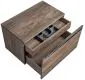 Szafka pod umywalkę nablatową SANTA FE OAK 60 + SANTA FE OAK 60 + regał dolny 20 dąb COMAD | MIRAT. styl LOFT kolekcja SANTA FE OAK