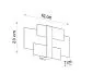 Kinkiet CELIA biały | sklep MIRAT  kolekcja celia