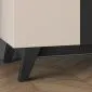 Szafa FRESHION 2D kaszmirowa/czarna I sklep meblowy MIRAT. kolekcja FRESHION
