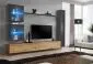 Meblościanka SWITCH XVIII wisząca nowoczesna na wysoki połysk | MIRAT. w stylu  kolekcja SWITCH