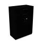 Komoda biurowa EASY SPACE CABINET HDE 2D2S 80cm czarna zamykana I sklep meblowy MIRAT.