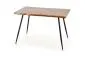 Stół LARSON 120x80 dąb naturalny na metalowych nogach | MIRAT. styl LOFT